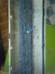 Naslage prljavstine na turbini