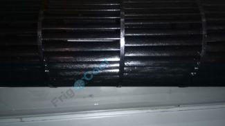 Turbina Fujicu klime posle servisiranja
