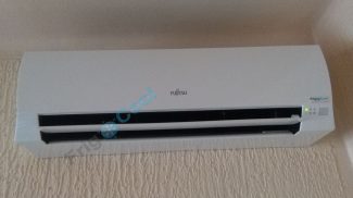 Fujitsu unutrasnja jedinica prvi probni rad po zavsetku montaze