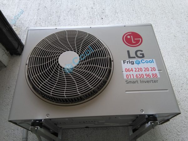 LG klima athena H12AL inverter spoljasnja jedinica prvi probni rad po montazi