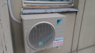 Daikin spoljasnja posle ugradnje