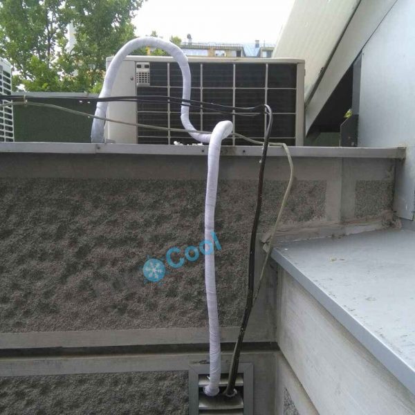 Ispravno oblozena instalacija klime izolacijom